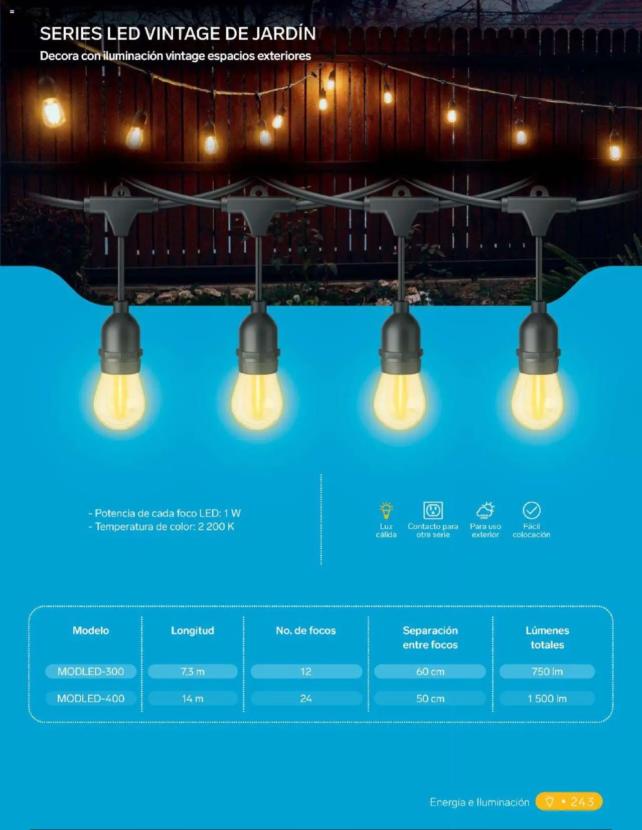 Nuevas ofertas de Steren válidas en toda la República Mexicana desde el 01.01.2025. ¡Encuentra las mejores ofertas en Steren catálogo! | Página: 261 | Productos: Foco