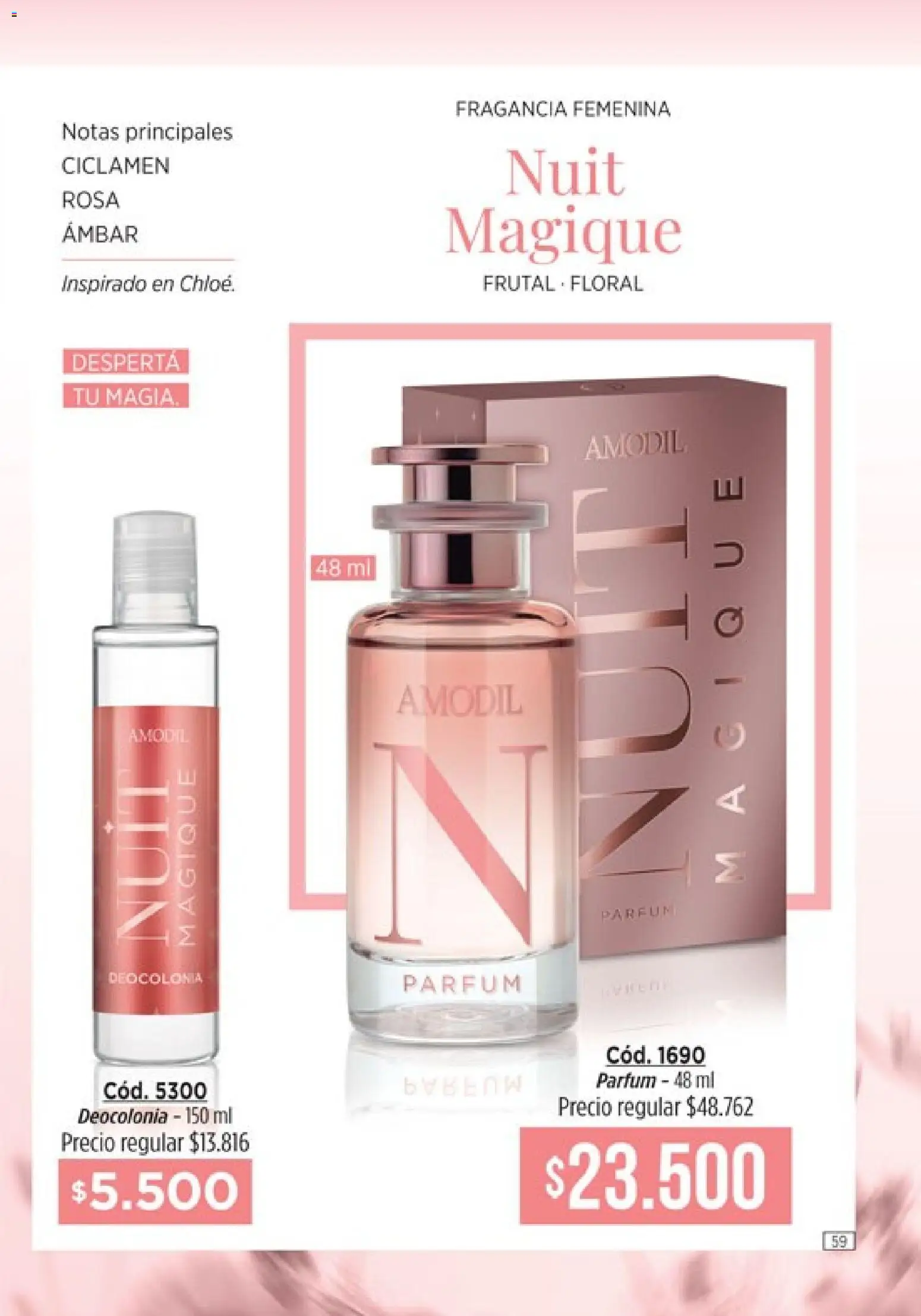Catálogo Amodil Campaña 5 │ válido desde el 01.03.2026 | Página: 59 | Productos: Fragancia