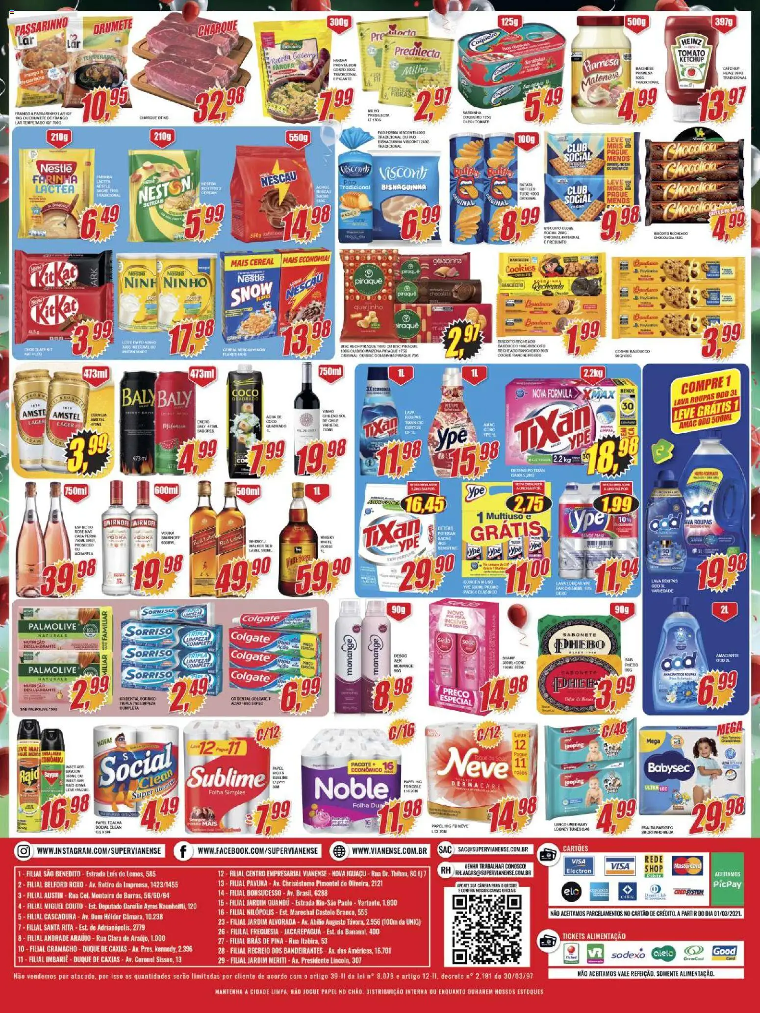 Vianense Folheto - válido de 07.11.2025 | Página: 2 | Produtos: Óleo, Roupas, Amaciante, Câmera