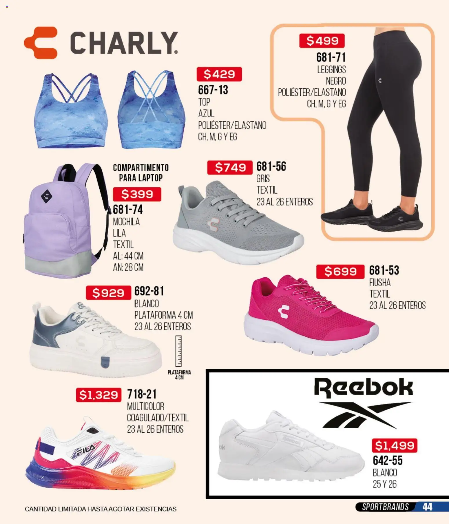 Nuevas ofertas de Cklass válidas en toda la República Mexicana desde el 14.04.2026. ¡Encuentra las mejores ofertas en Cklass catálogo 3X2 Digital Ropa! | Página: 141 | Productos: Leggings, Mochila