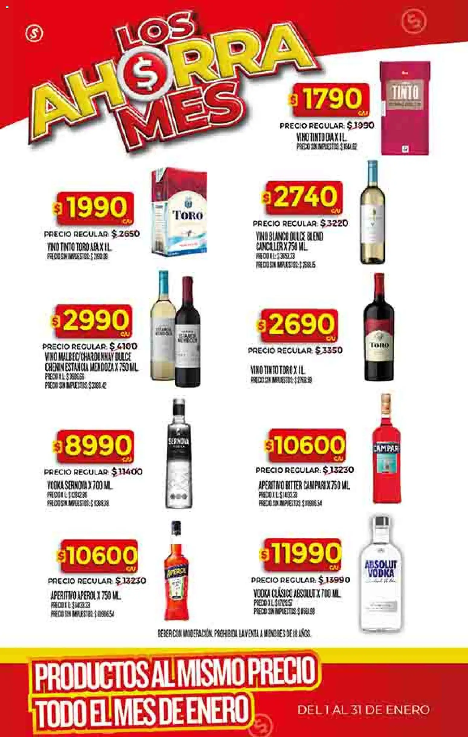 Supermercado DIA Ofertas │ válido desde el 21.01.2026 | Página: 32 | Productos: Vodka, Vino