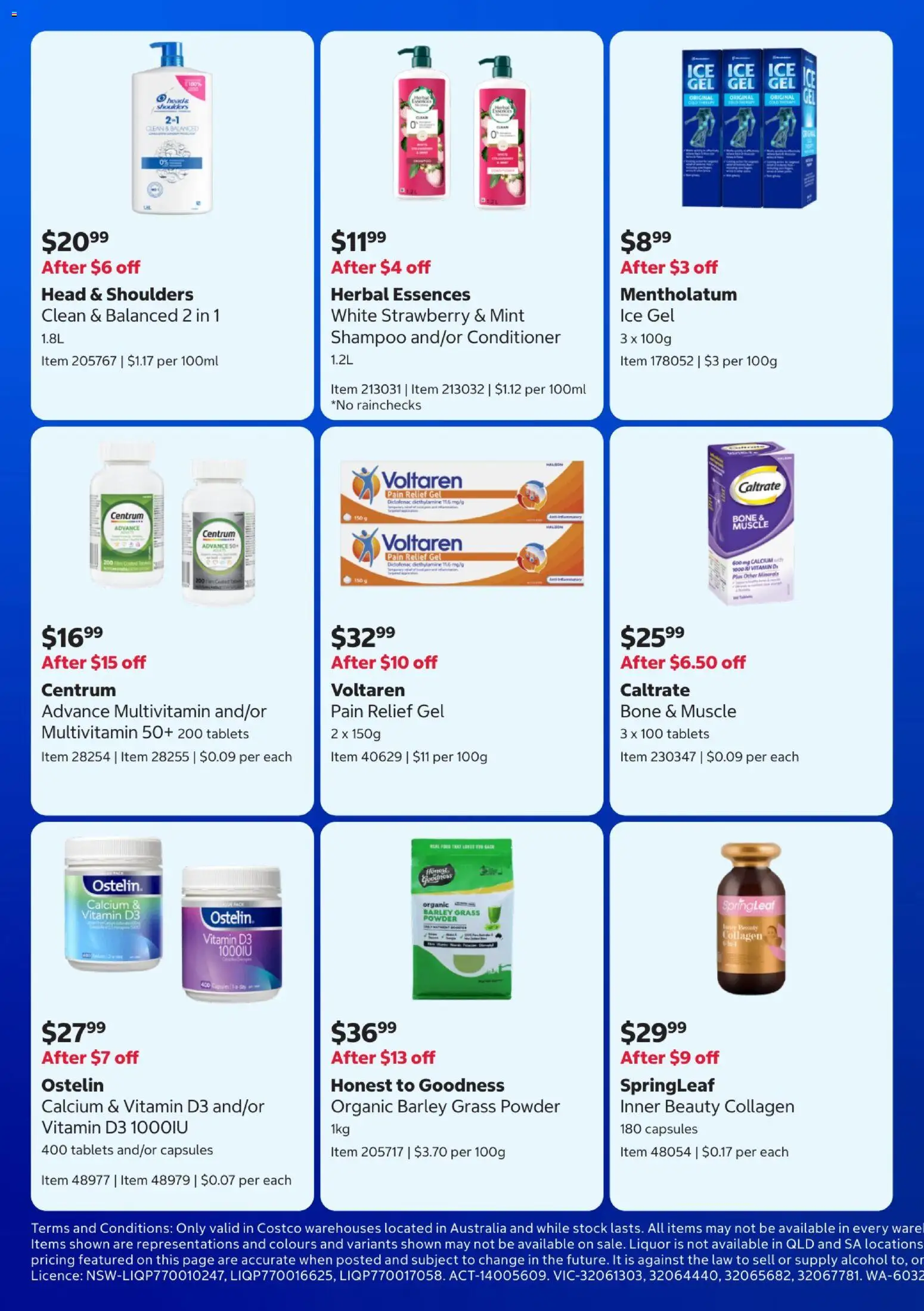 Costco catalogue - valid from 13.04.2026 | Page: 6 | Products: Powder, Shampoo, Herbal, Tablets