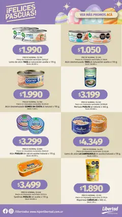 Vista previa Hipermercado Libertad - Pascuas  válido desde el 26.03.2026 | Página: 4 | Productos: Peso, Aceite, Sal, Atún
