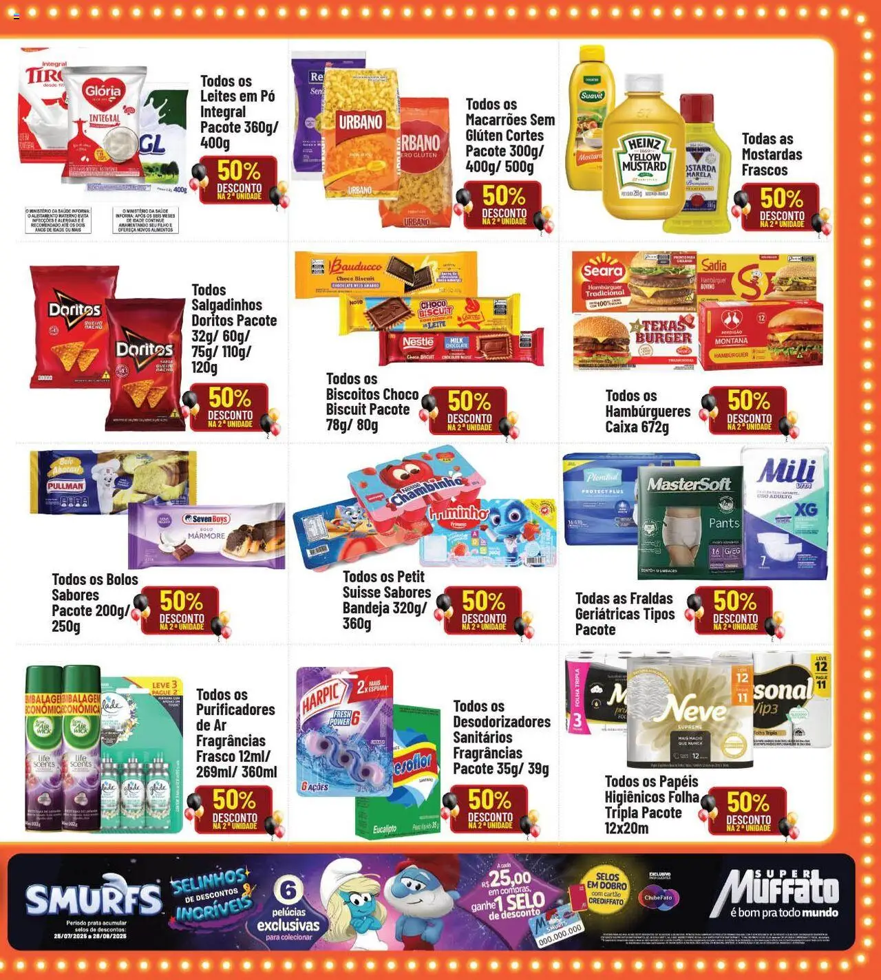 Super Muffato Folheto - válido de 12.08.2025 | Página: 5 | Produtos: Caixa, Chocolate, Biscoitos, Fraldas