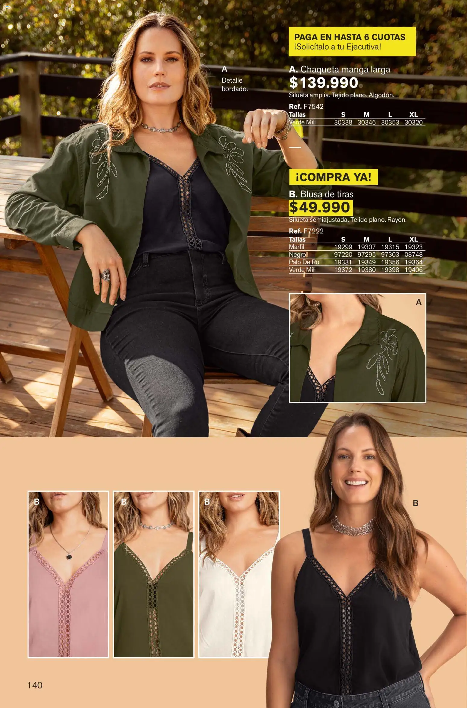 Leonisa revista - valida desde el 01.02.2026 | Página: 140 | Productos: Blusa, Chaqueta