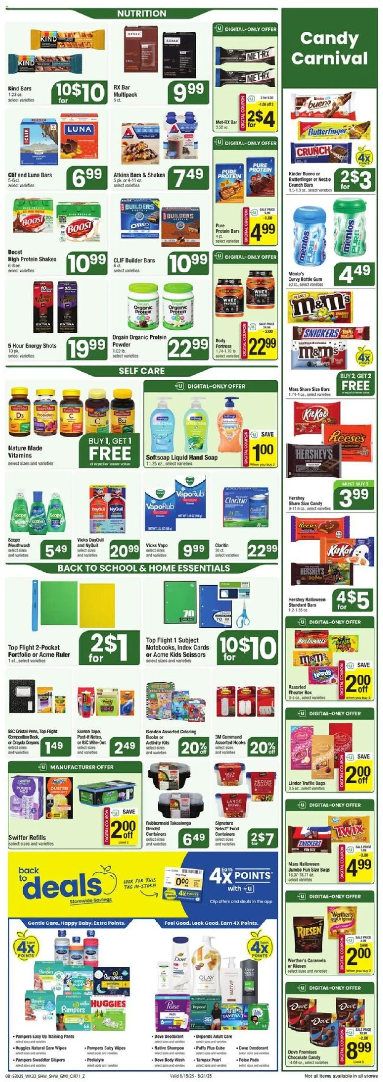 Shaw's Weekly Ad - valid from 15.08.2025 | Page: 6 | Products: Box, Shampoo, Soap, Mouthwash