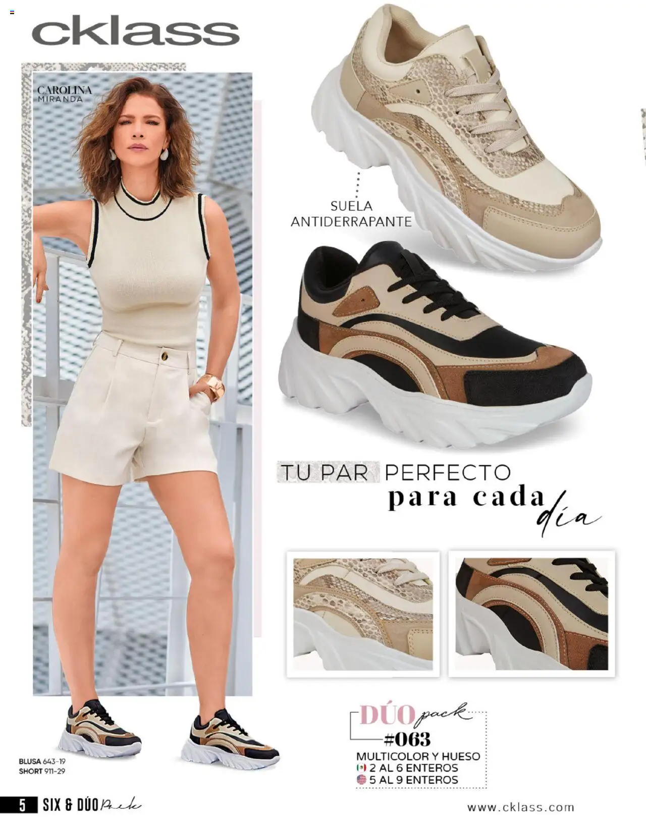 Nuevas ofertas de Cklass válidas en toda la República Mexicana desde el 14.07.2025. ¡Encuentra las mejores ofertas en Cklass catálogo Six y Duopack! | Página: 6 | Productos: Blusa, Short