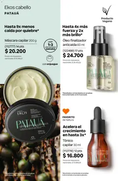 Vista previa Natura Catálogo Ciclo 4/2026 válido desde el 01.04.2026 | Página: 282 | Productos: Aceite, Máscara, Shampoo