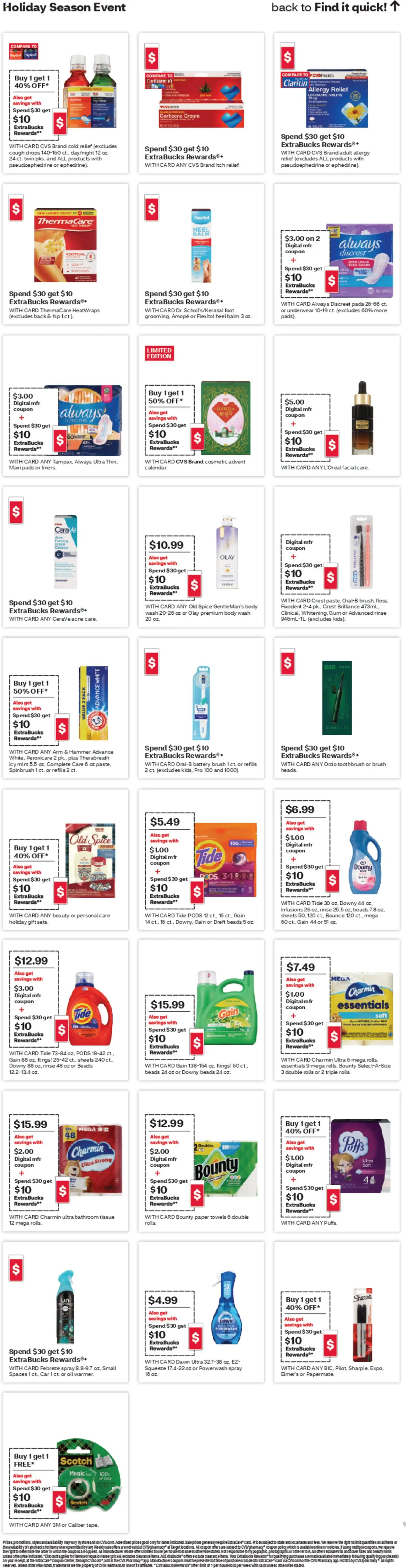 CVS Pharmacy Weekly Ad - WA - valid from 16.11.2025 | Page: 20 | Products: Cream, Body Wash, Underwear, Stove