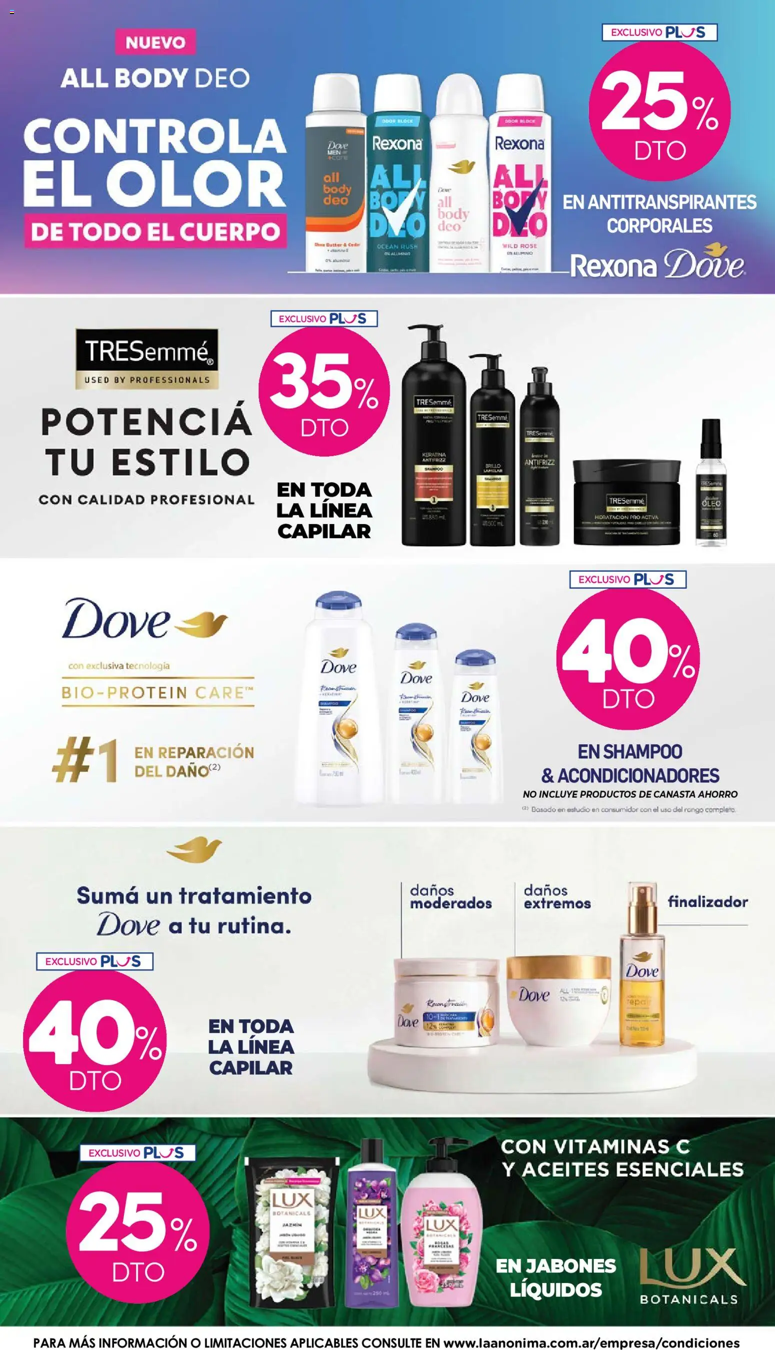 La Anonima catálogo │ válido desde el 23.04.2026 | Página: 28 | Productos: Vitaminas, Body, Shampoo, Canasta