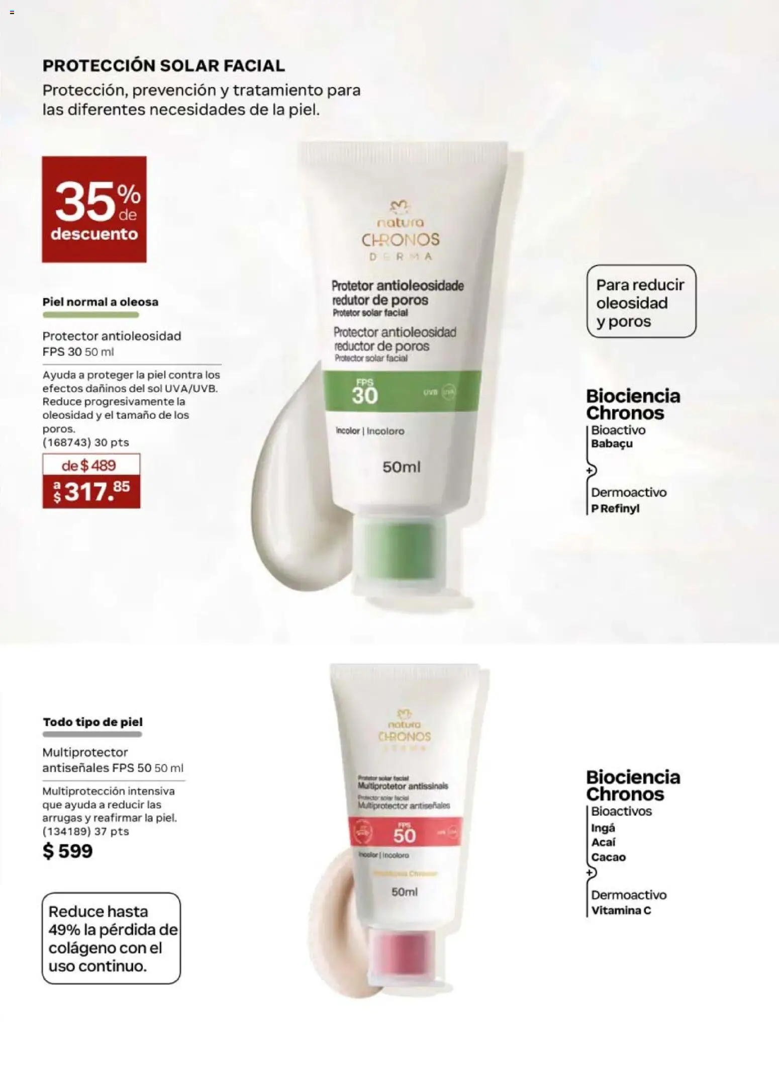 Nuevas ofertas de Natura válidas en toda la República Mexicana desde el 20.02.2026. ¡Encuentra las mejores ofertas en Natura campaña 4 2026! | Página: 79 | Productos: Cacao, Protector solar