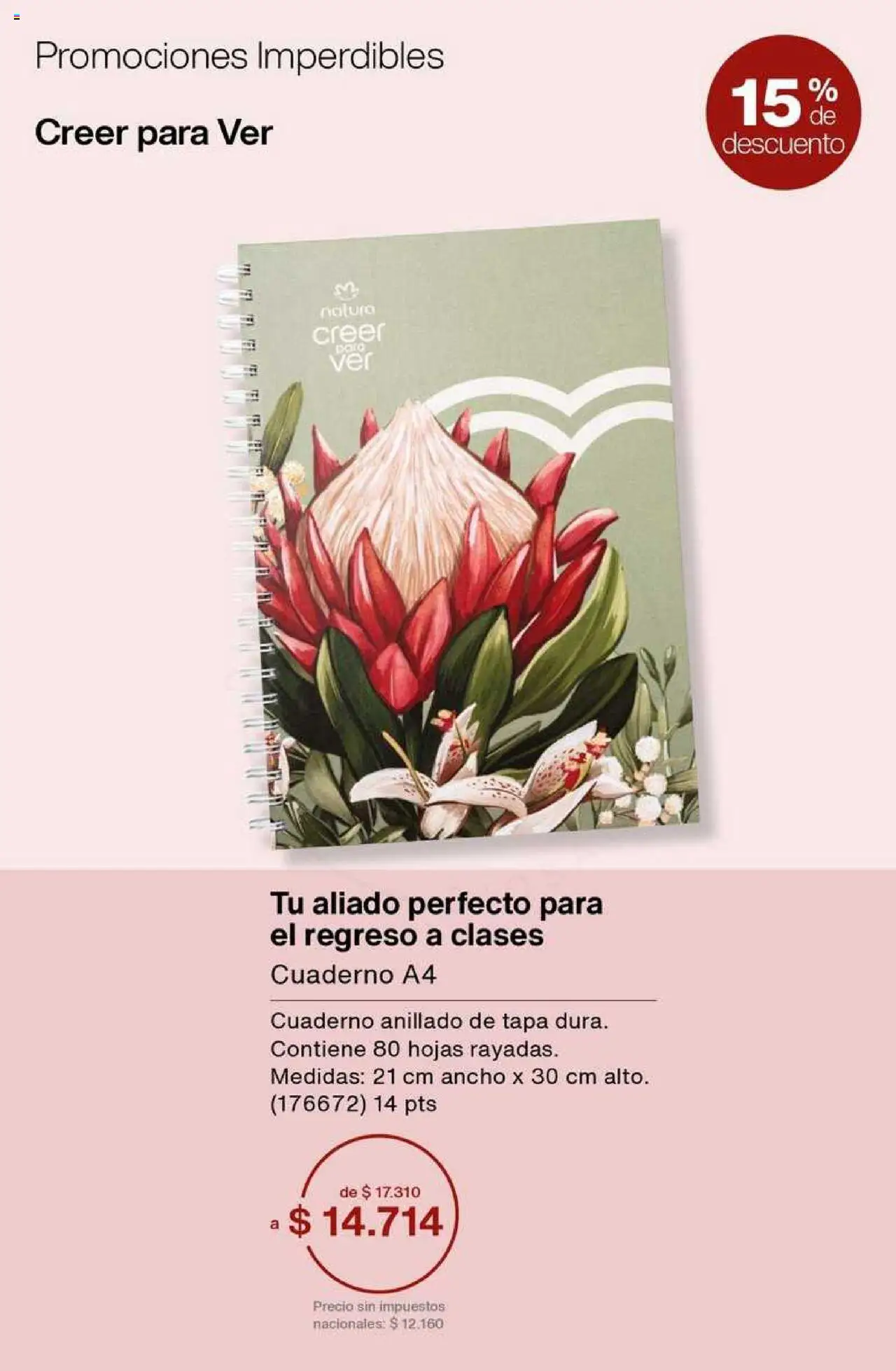 Catálogo Natura Ciclo 8 │ válido desde el 03.06.2025 | Página: 44 | Productos: Cuaderno