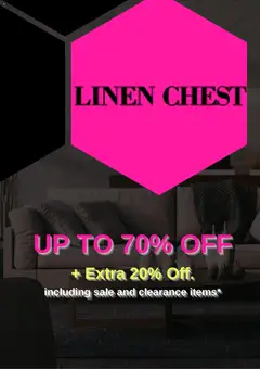Preview of Linen Chest - Black Friday  from shop Linen Chest valid from 24.11.2025