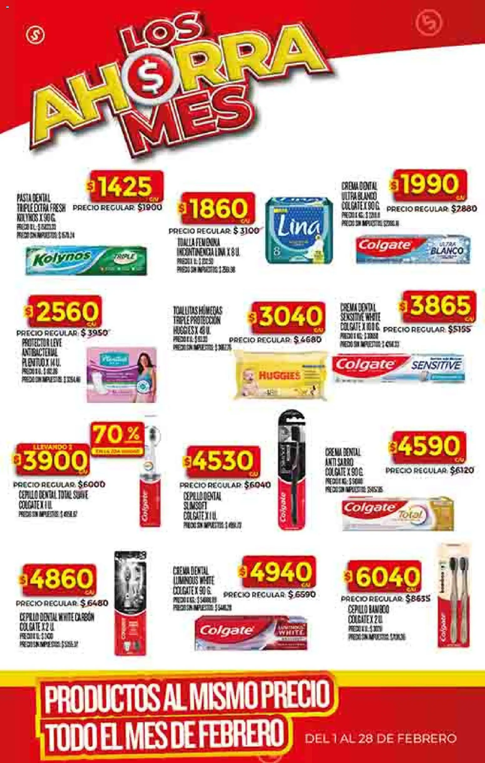 Supermercado DIA Ofertas │ válido desde el 18.02.2026 | Página: 48 | Productos: Cepillo, Toallitas húmedas, Pasta, Crema