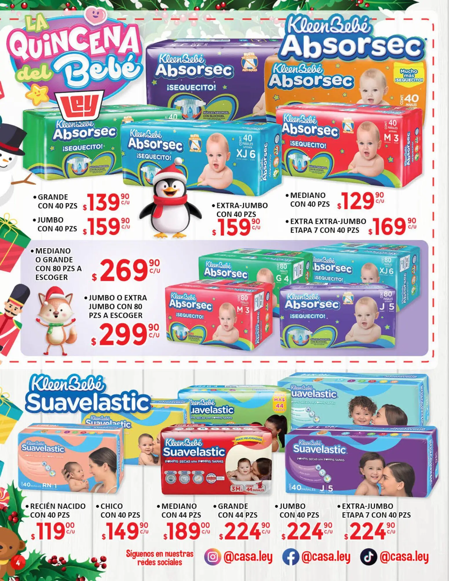 Nuevas ofertas de Casa Ley válidas en toda la República Mexicana desde el 28.11.2025. ¡Encuentra las mejores ofertas en Casa Ley folleto Cuenta con ternura! | Página: 5 | Productos: Pañales