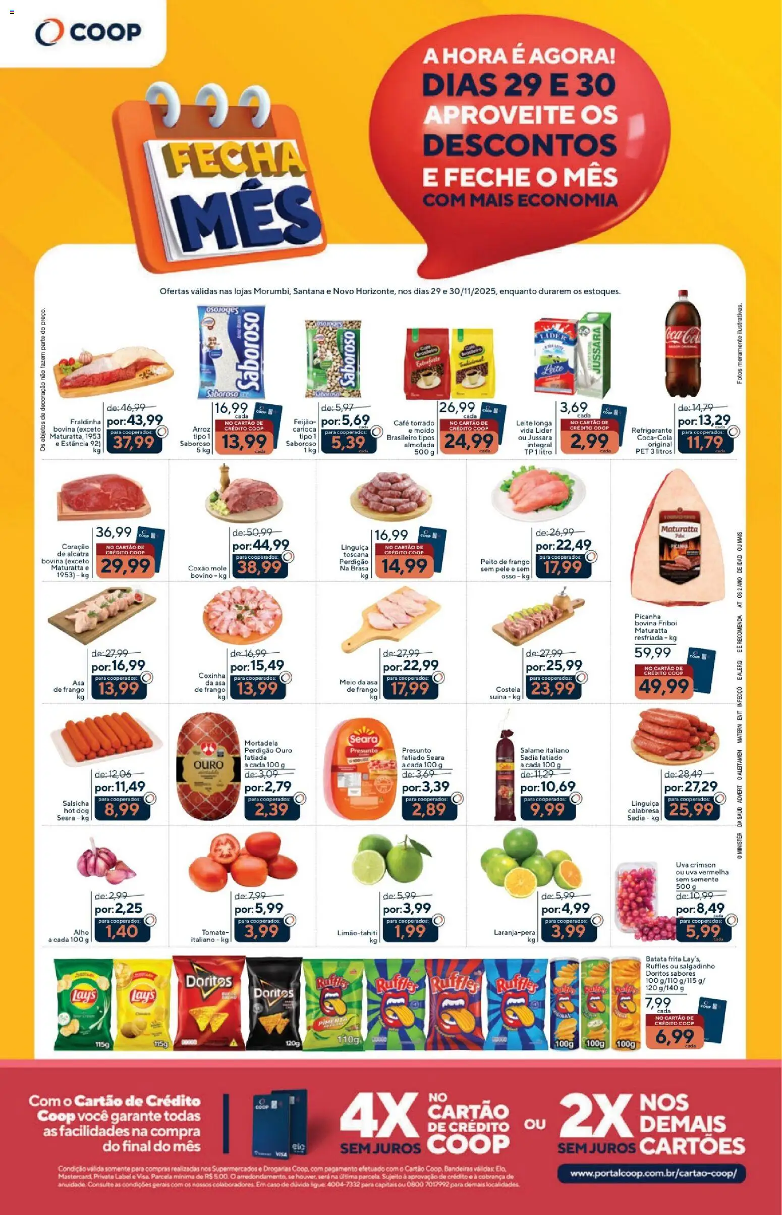 Coop Folheto - válido de 29.11.2025 | Página: 1 | Produtos: Alho, Pimenta, Salsicha, Presunto