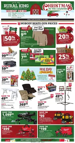 Preview of Rural King weekly ads valid from 08.12.2025