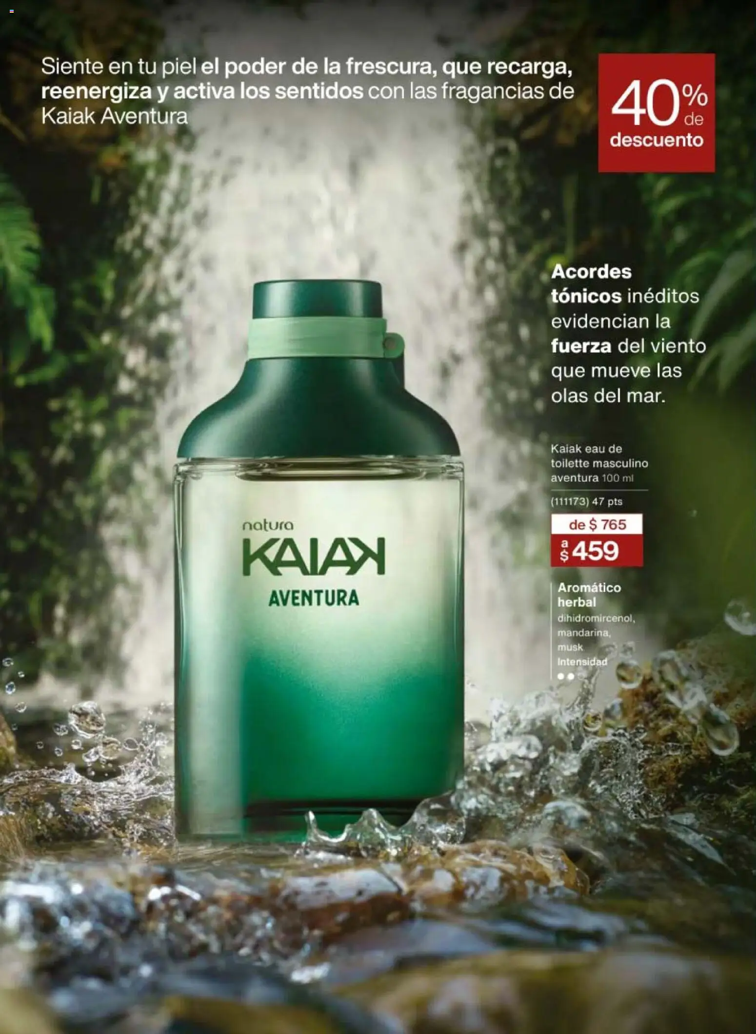 Nuevas ofertas de Natura válidas en toda la República Mexicana desde el 30.01.2026. ¡Encuentra las mejores ofertas en Natura campaña 3 2026! | Página: 28 | Productos: Eau de toilette