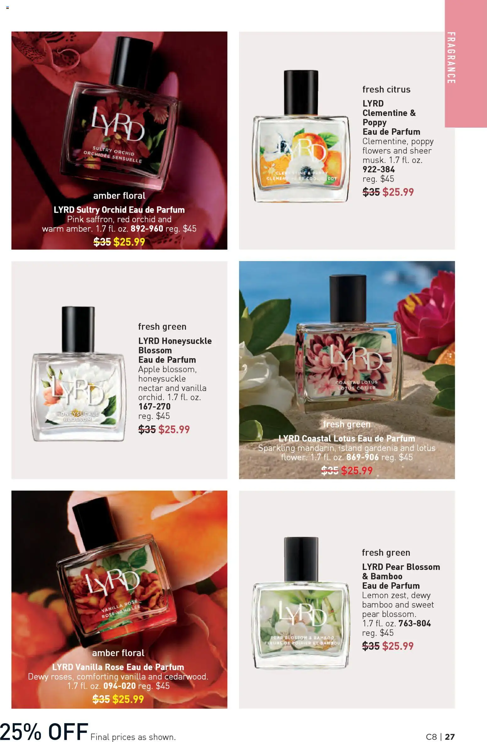 Avon Brochure - valid from 08.04.2026 | Page: 27 | Products: Fragrance, Lemon, Pear