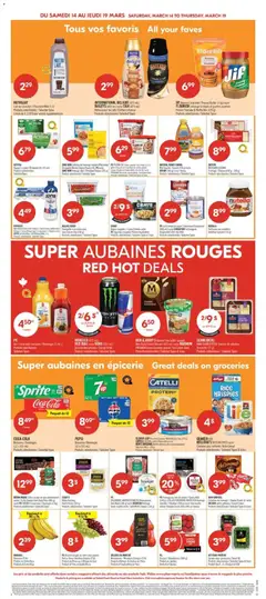 Preview of NUTELLA, Tartinade aux noisettes, Hazelnut Spread (725 g) from shop Pharmaprix valid from 13.03.2026 | Page: 5