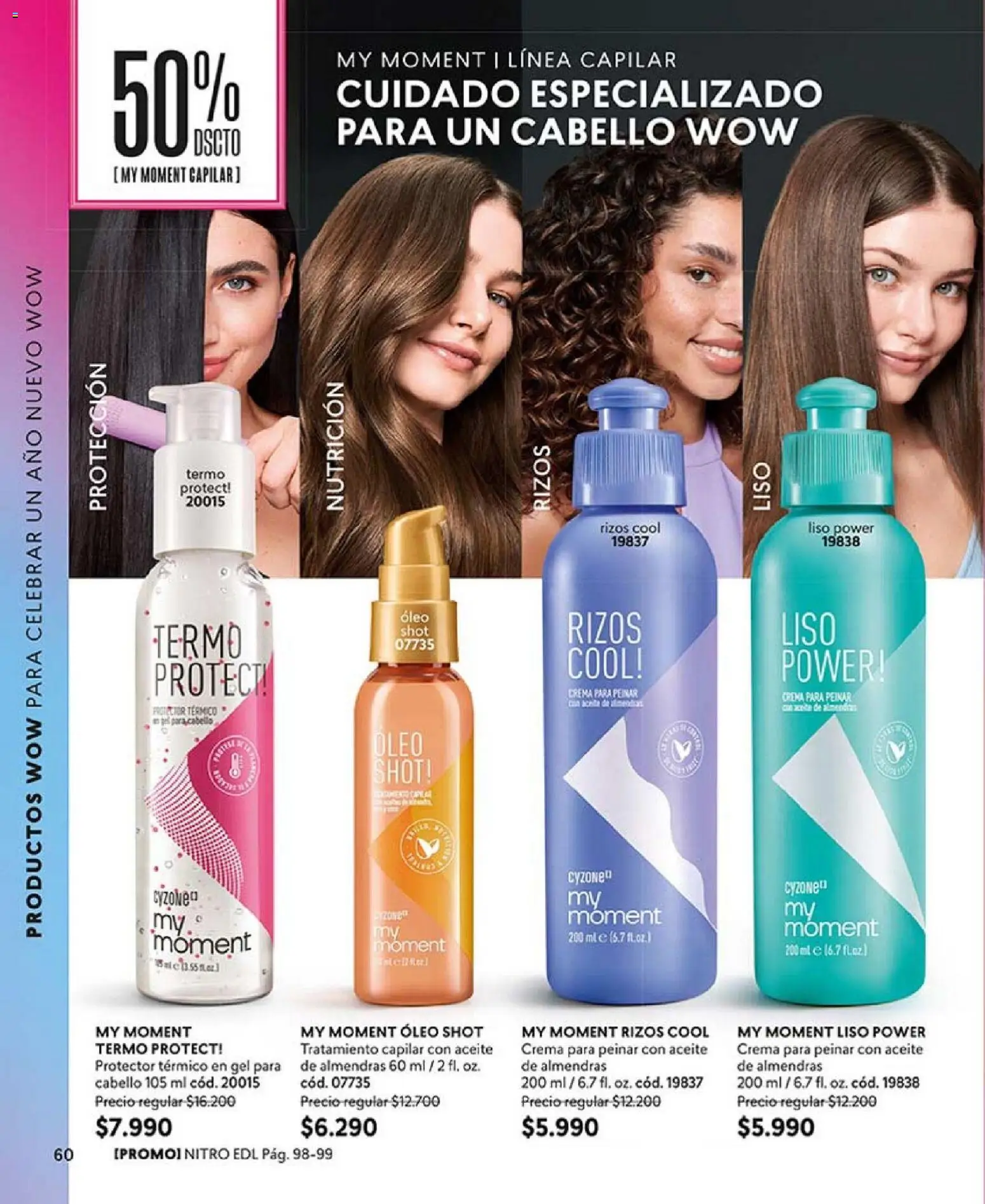 Catálogo CyZone Campaña 1 │ válido desde el 01.01.2026 | Página: 60 | Productos: Termo, Almendras, Aceite, Crema