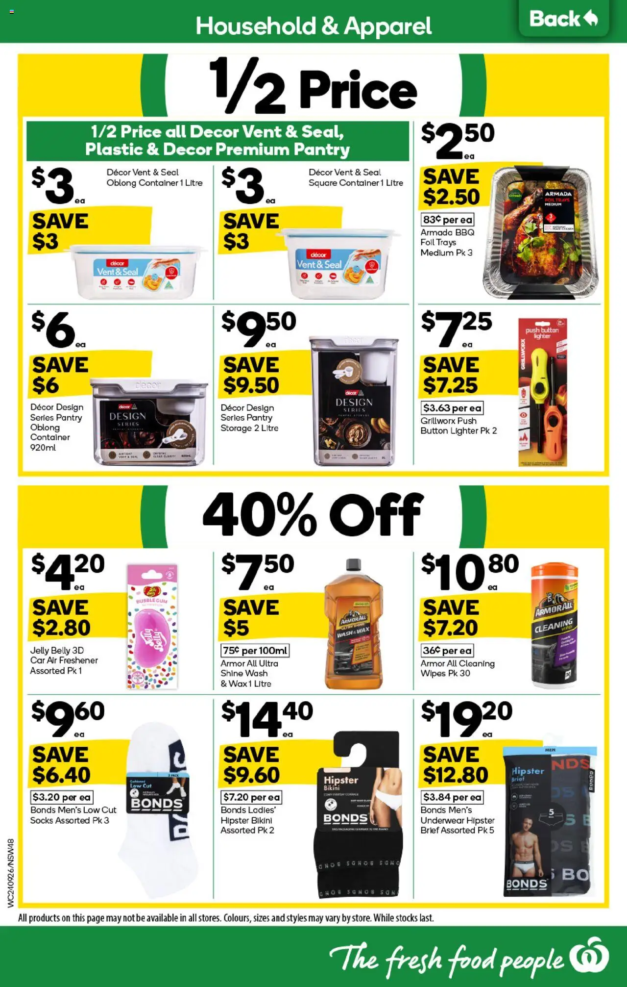 Woolworths catalogue - valid from 24.09.2025 | Page: 48 | Products: Bikini, Decor, Socks, Air freshener