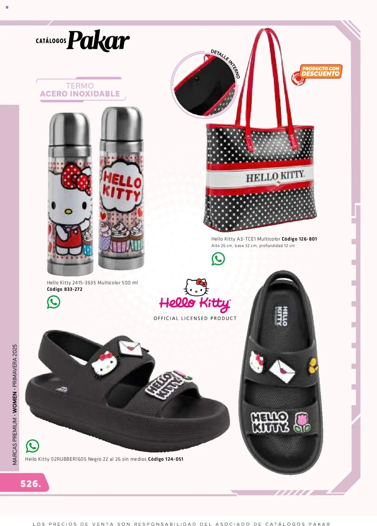 Nuevas ofertas de SC Pakar válidas en toda la República Mexicana desde el 06.03.2025. ¡Encuentra las mejores ofertas en SC Pakar catálogo Women! | Página: 526 | Productos: Termo