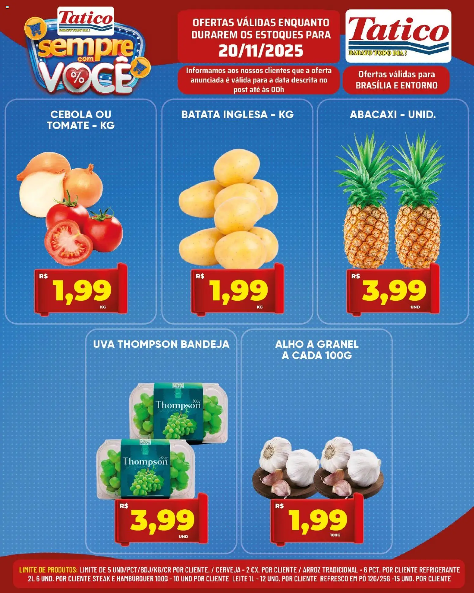 Tatico Folheto - válido de 20.11.2025 | Página: 8 | Produtos: Pó, Cerveja, Arroz, Batata