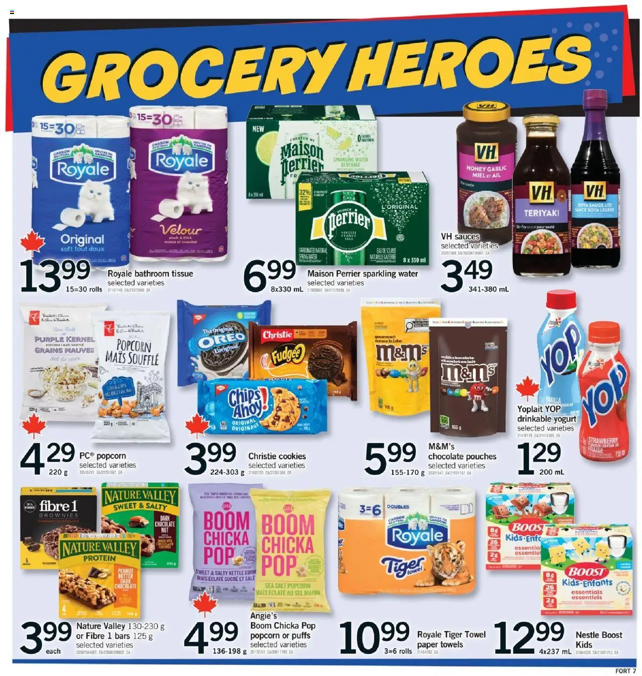 Fortinos flyer valid from 18.09.2025 | Page: 8 | Products: Cookies, Butter, Yogurt, Chocolate