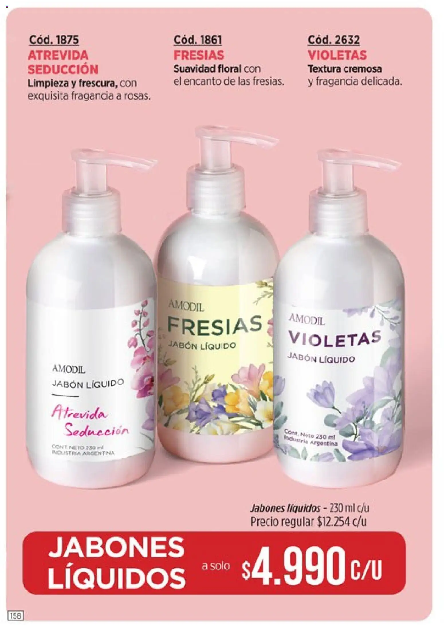 Catálogo Amodil Campaña 2 │ válido desde el 01.02.2026 | Página: 158 | Productos: Fragancia, Jabón líquido, Jabón