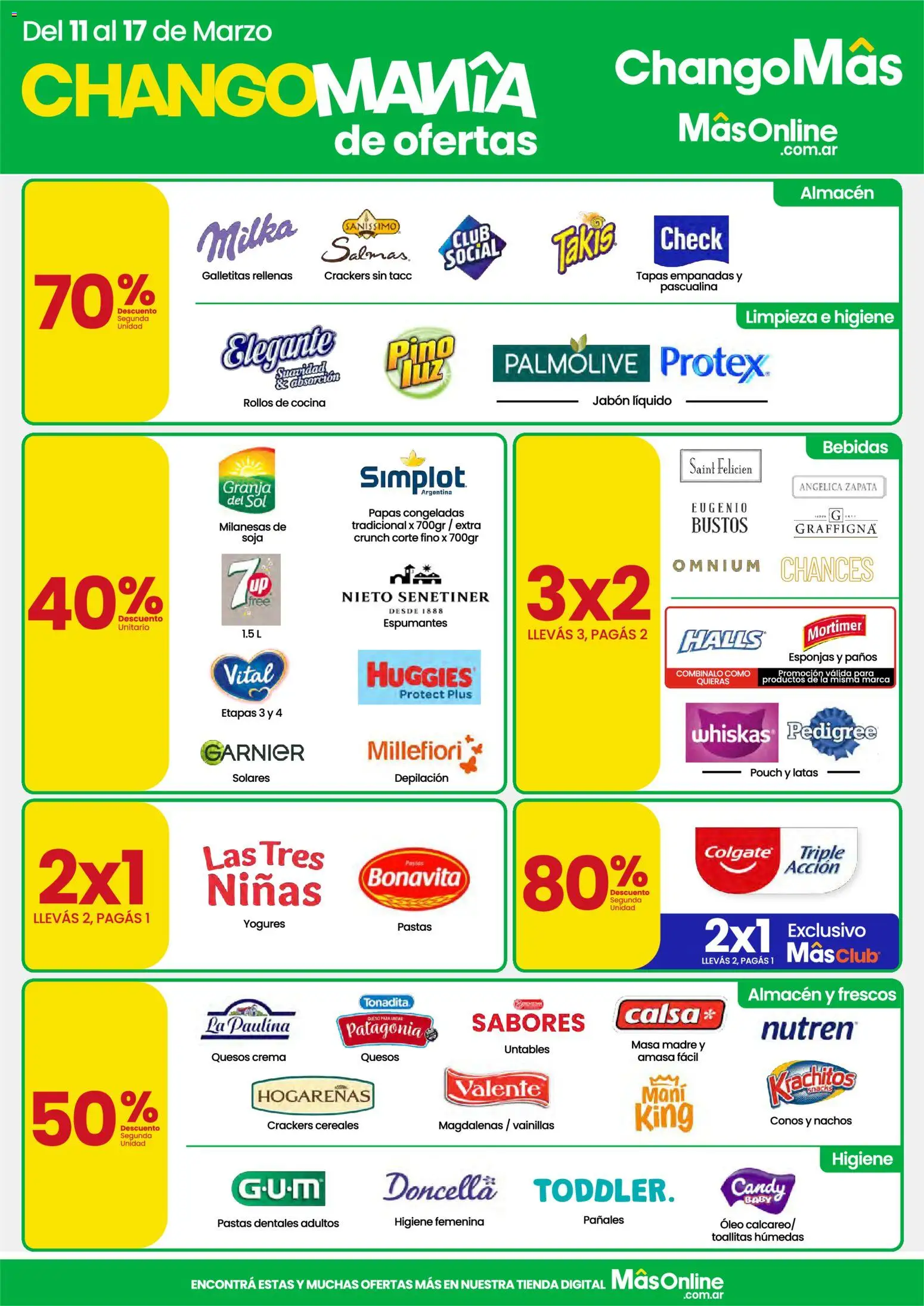 Punto Mayorista catálogo │ válido desde el 11.03.2026 | Página: 2 | Productos: Jabón líquido, Toallitas húmedas, Mani, Pañales
