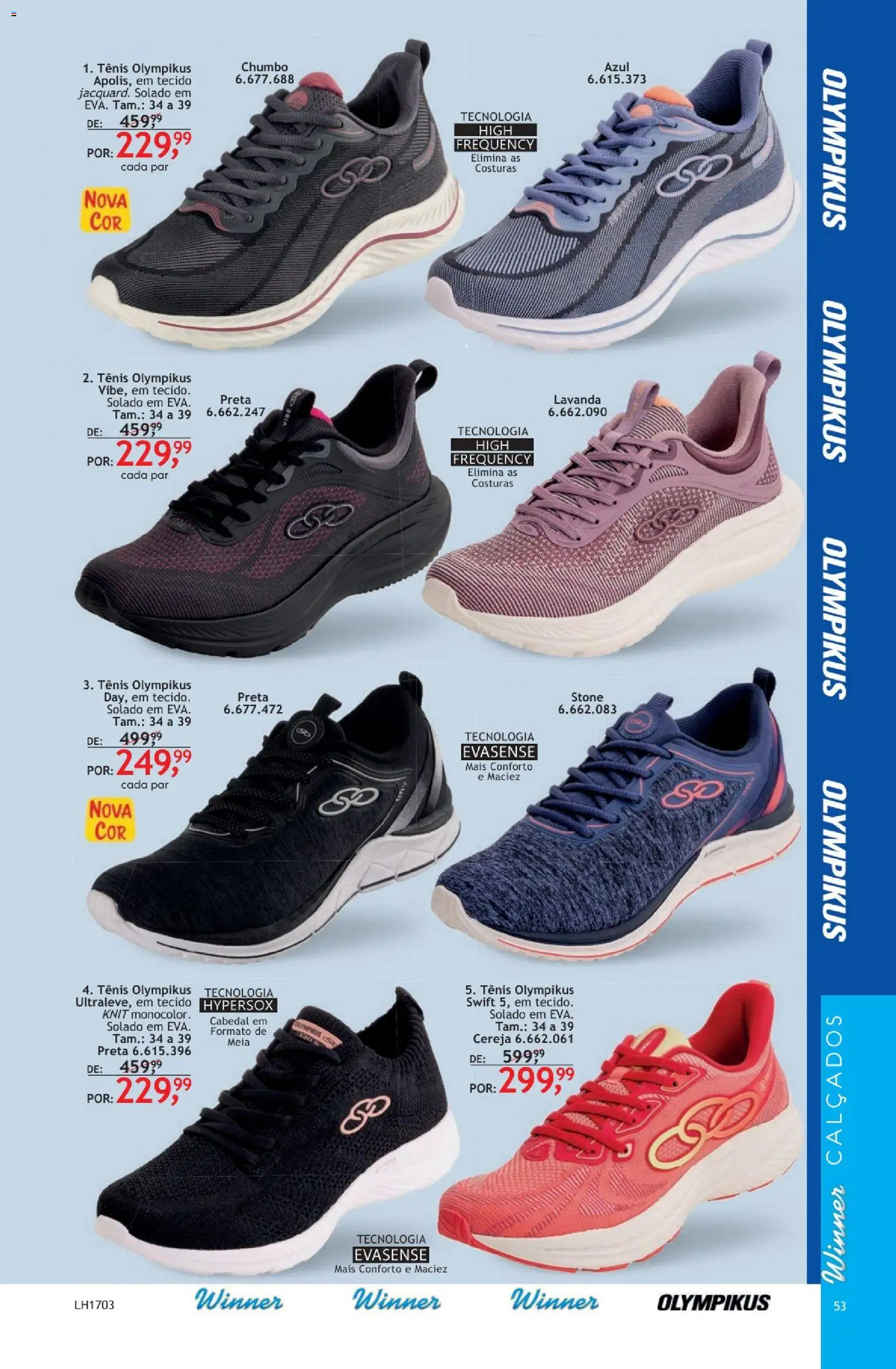 Quatro Estações Folheto - válido de 01.04.2026 | Página: 53 | Produtos: Cereja, Tecido, Tênis