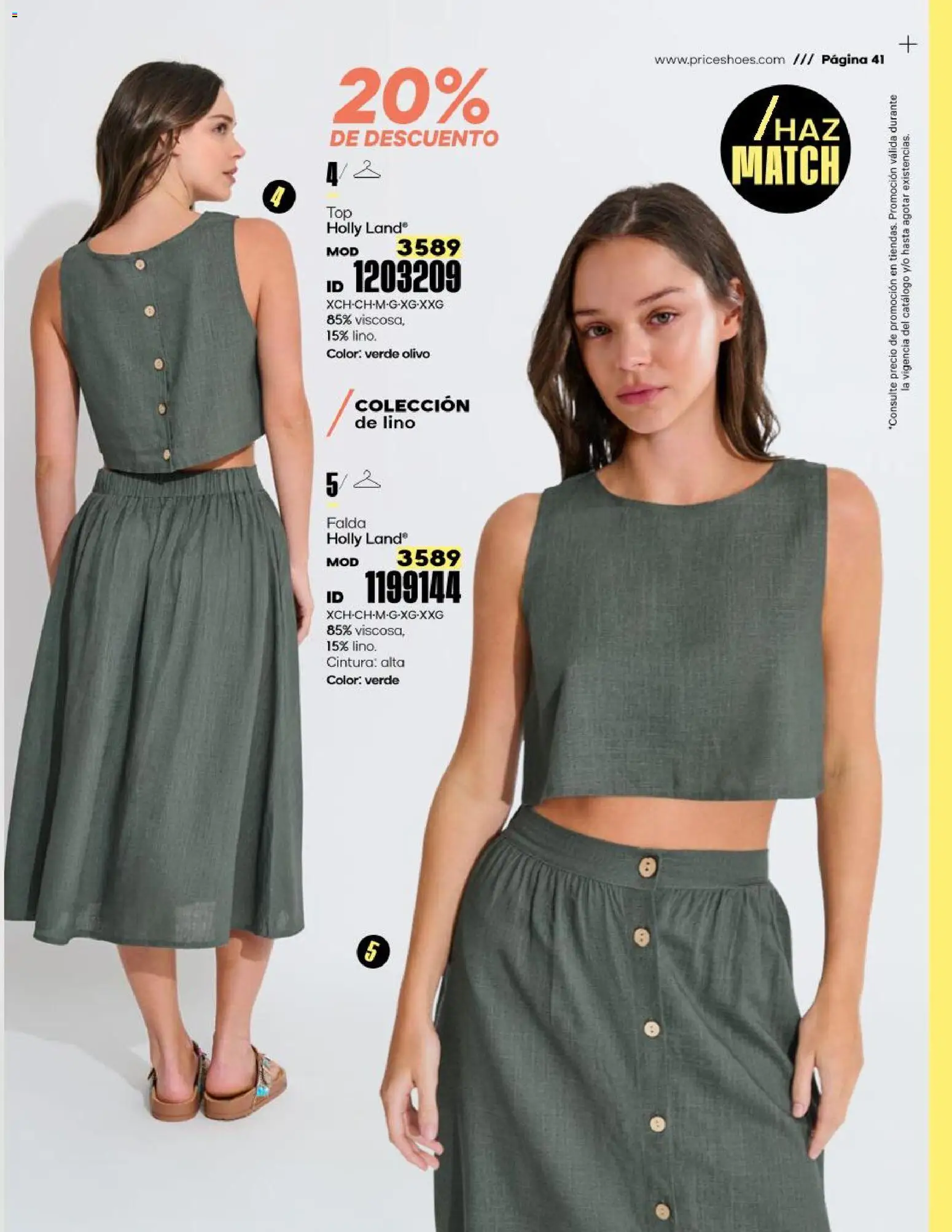 Nuevas ofertas de Price Shoes válidas en toda la República Mexicana desde el 23.01.2026. ¡Encuentra las mejores ofertas en Price Shoes catálogo Oportunidades! | Página: 41 | Productos: Falda