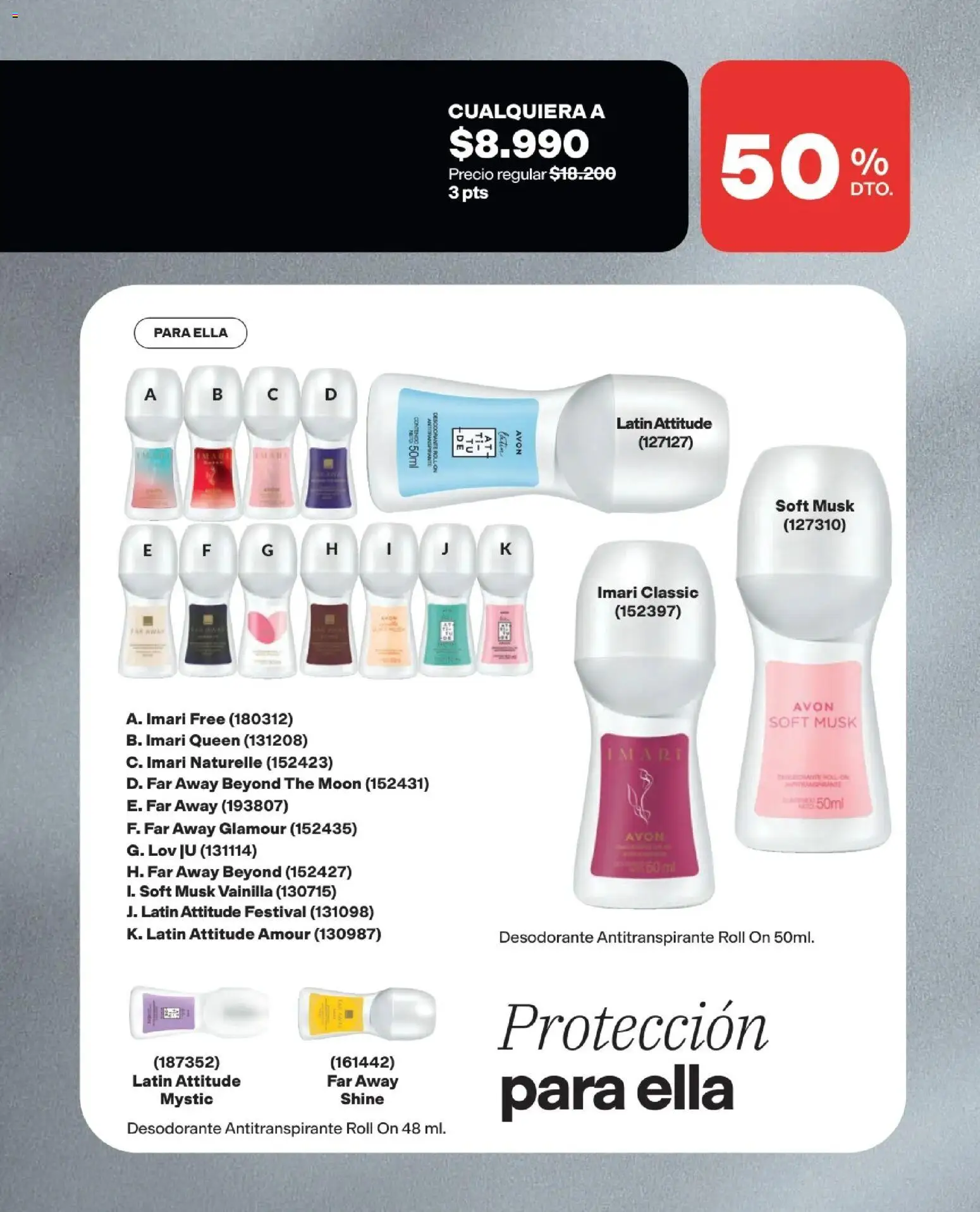 Avon revista - valida desde el 25.03.2026 | Página: 211 | Productos: Desodorante, Antitranspirante