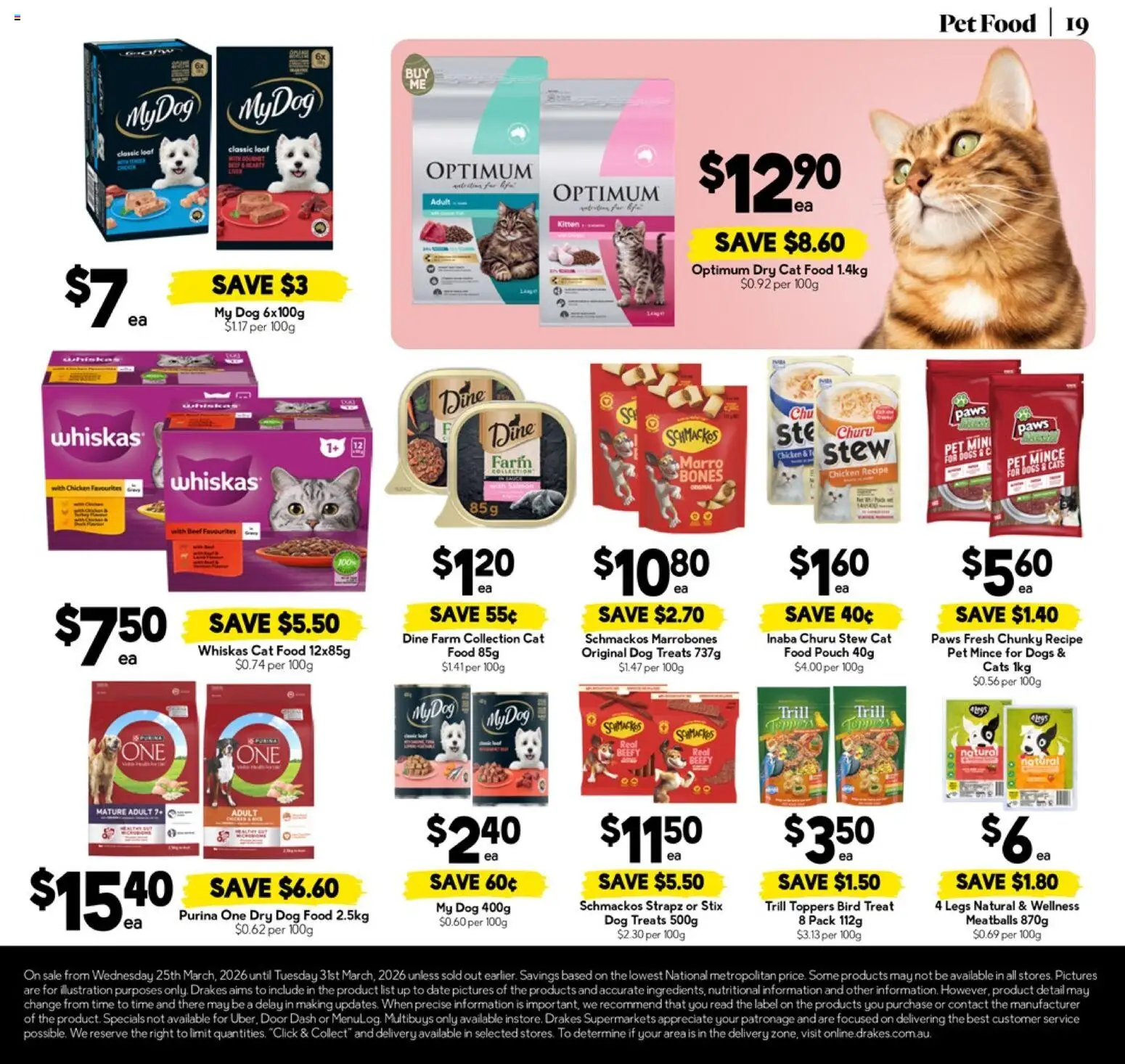 Drakes catalogue - valid from 25.03.2026 | Page: 19 | Products: Door, Chicken, Dog food, Date