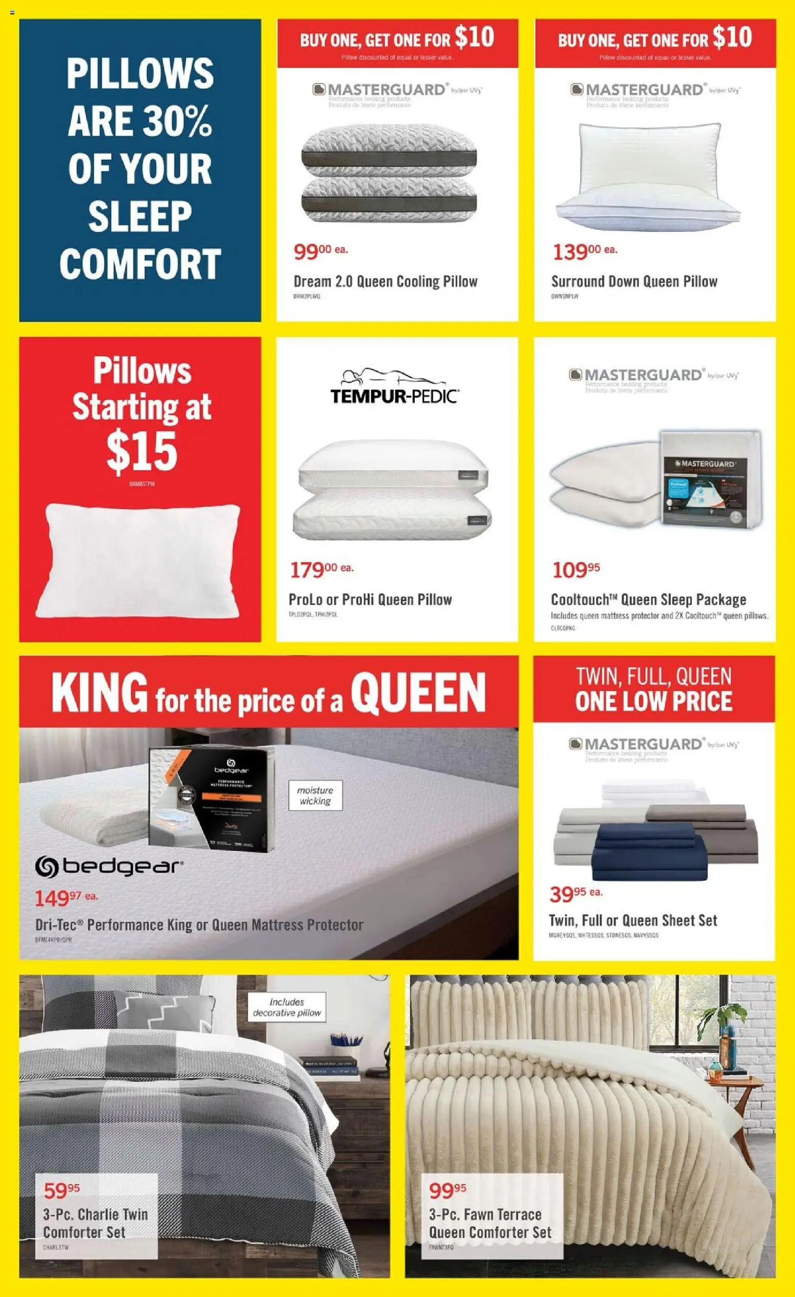 The Brick flyer valid from 13.01.2026 | Page: 7 | Products: Mattress, Pillow