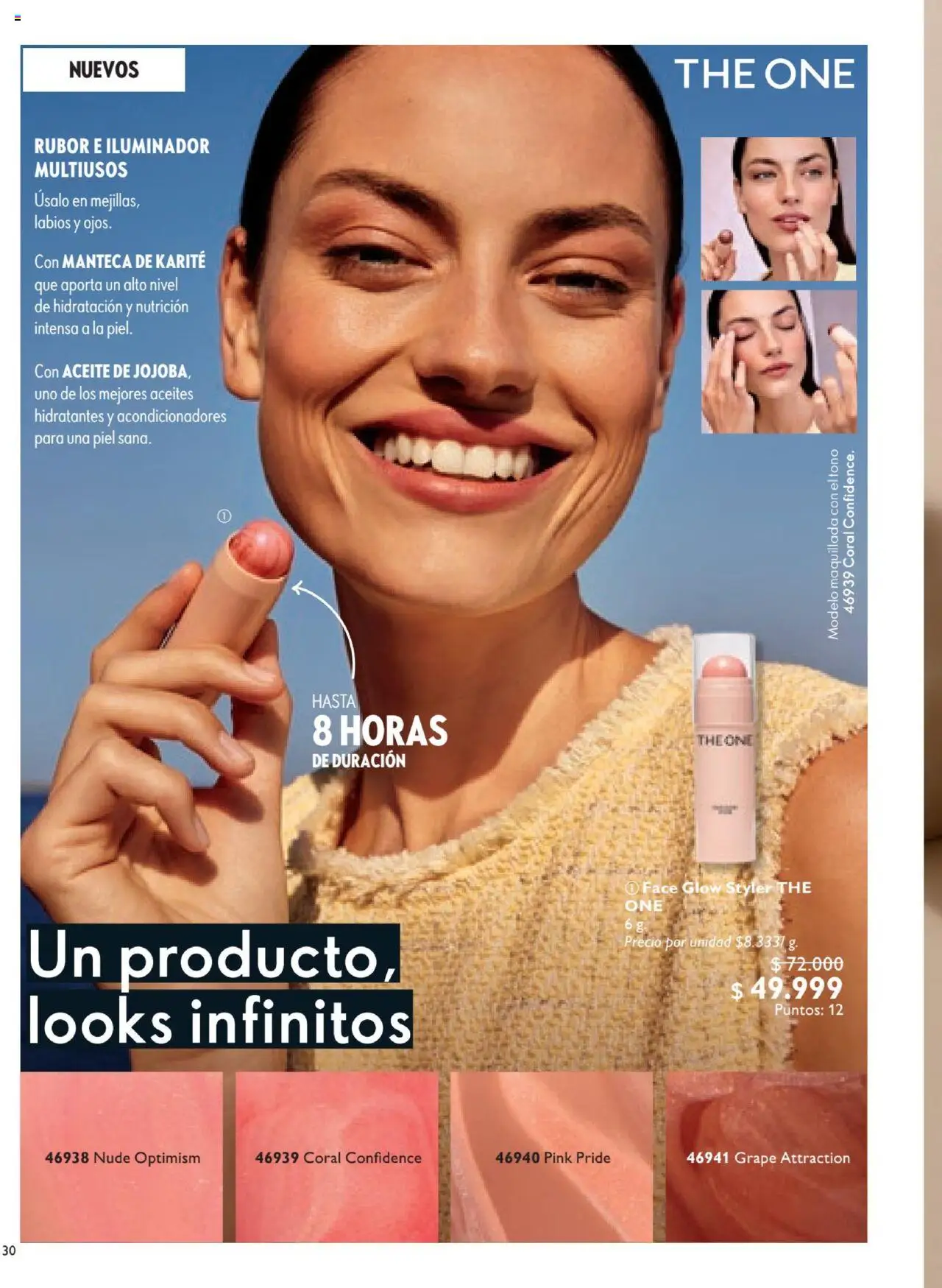 Oriflame revista - valida desde el 12.07.2025 | Página: 30 | Productos: Iluminador, Rubor, Manteca, Aceite