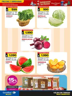 Vista previa Carrefour - Frutas y Verduras - Mendoza válido desde el 24.11.2025