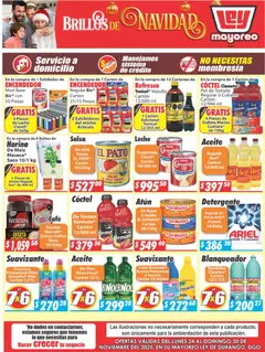 Vista previa de Casa Ley folleto Mayoreo, nuevo folleto de la tienda, válido en México a partir del 24.11.2025