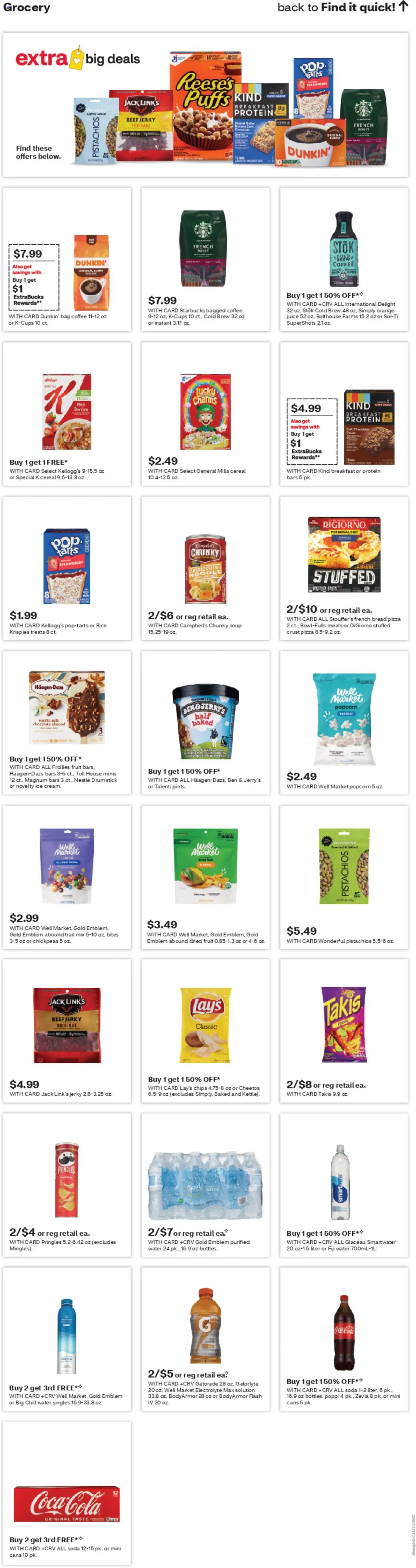 CVS Pharmacy Weekly Ad - KS - valid from 07.09.2025 | Page: 18 | Products: Bread, Rice, Chips, Water