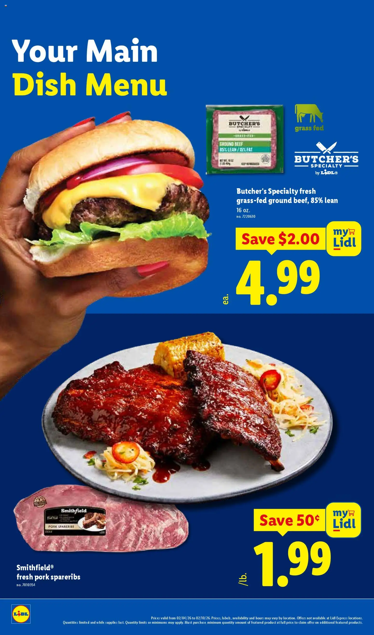Lidl Weekly Ad - valid from 04.02.2026 | Page: 4 | Products: Pork