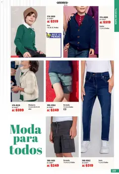 Vista previa de Andrea catálogo Outlet, nuevo folleto de la tienda, válido en México a partir del 05.04.2026 | Página: 229 | Productos: Suéter, Chamarra, Ropa, Bermuda