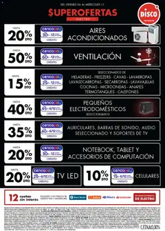 Vista previa Disco - Ofertas | Electro, T. Libre y más válido desde el 06.03.2026