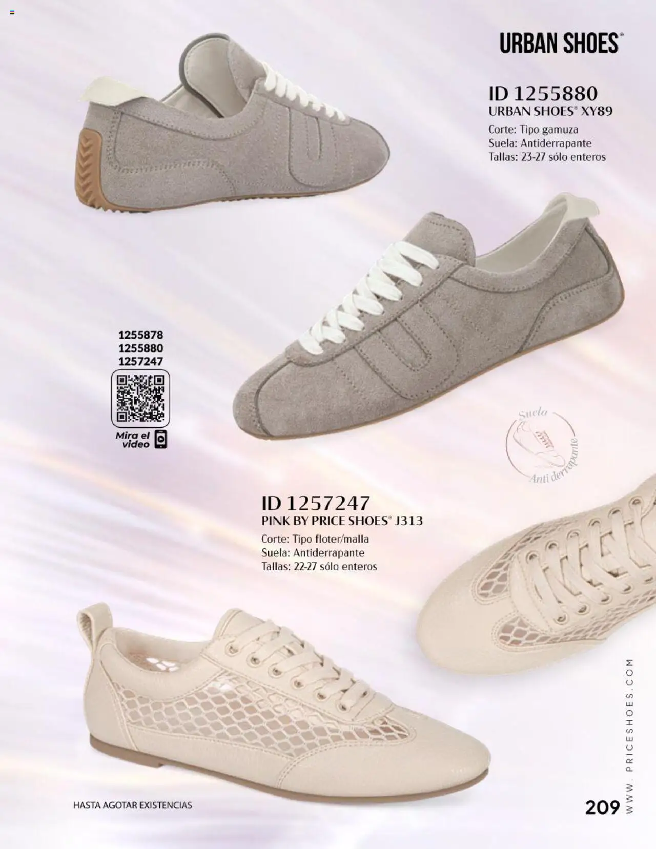 Nuevas ofertas de Price Shoes válidas en toda la República Mexicana desde el 25.09.2025. ¡Encuentra las mejores ofertas en Price Shoes - Catálogo Vestir Casual! | Página: 209 | Productos: Gamuza, Video
