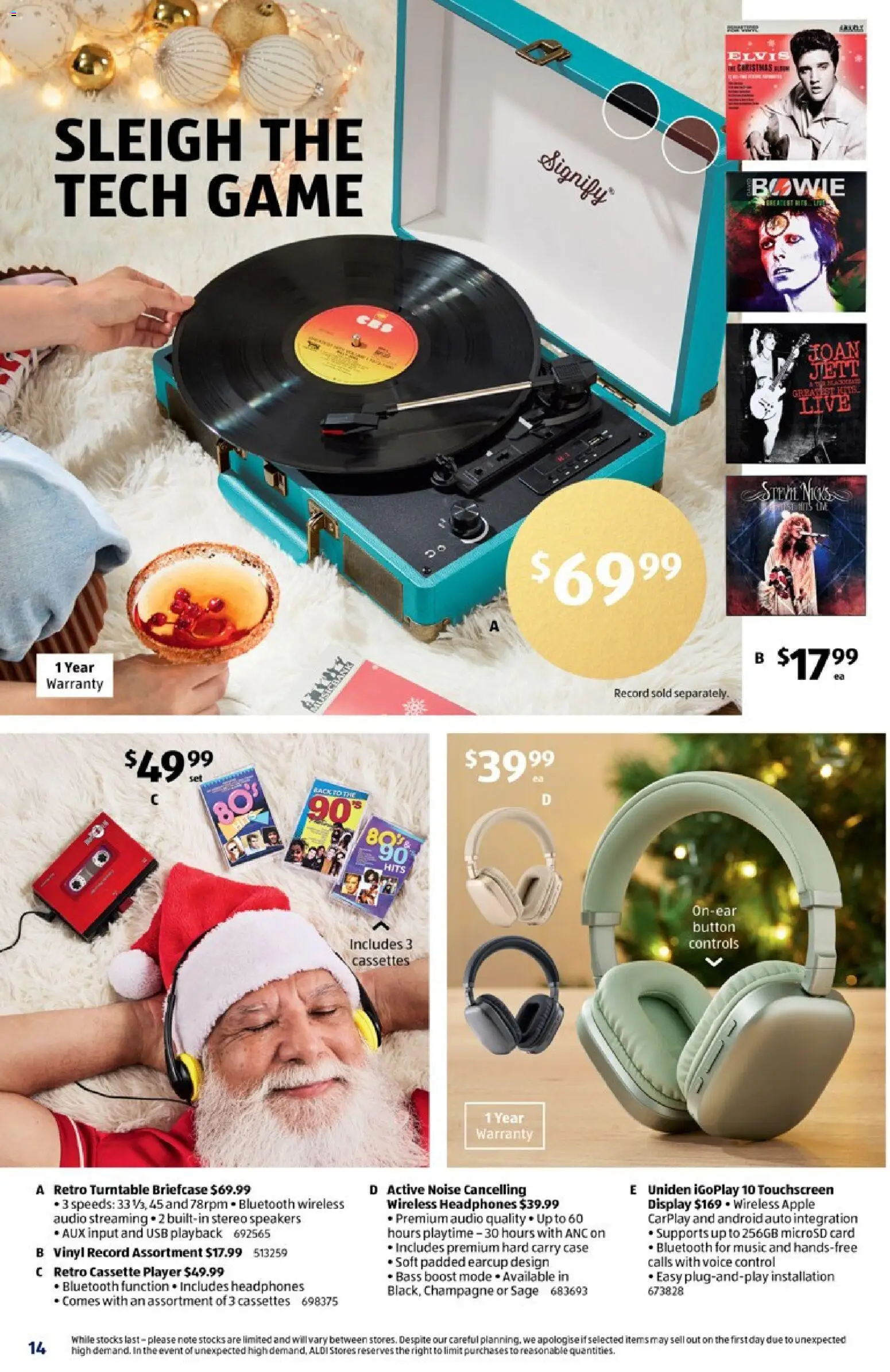 Aldi catalogue - valid from 10.12.2025 | Page: 14 | Products: Player, Game, Usb, Stereo