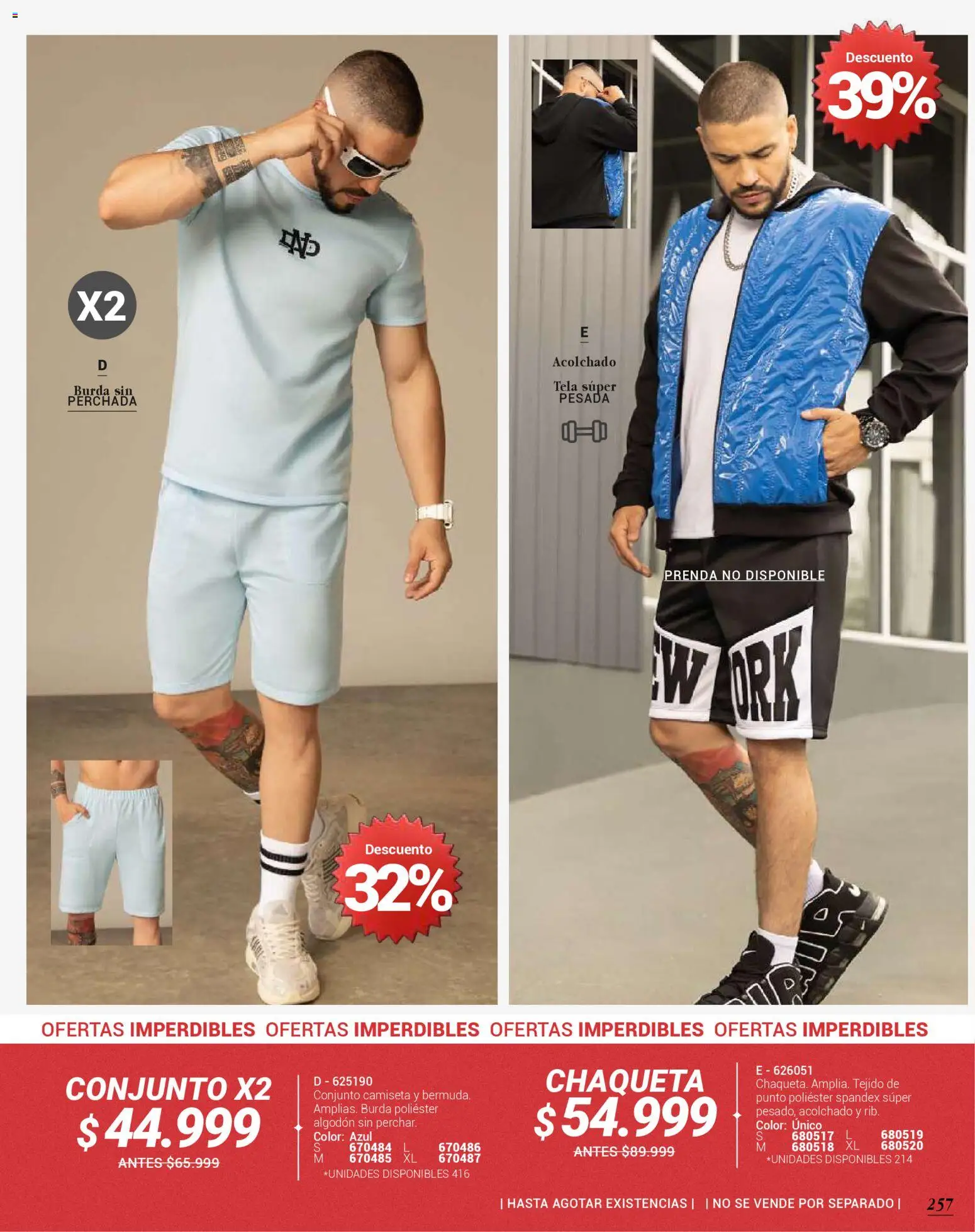 Carmel revista - valida desde el 01.03.2026 | Página: 257 | Productos: Algodón, Camiseta, Conjunto, Chaqueta