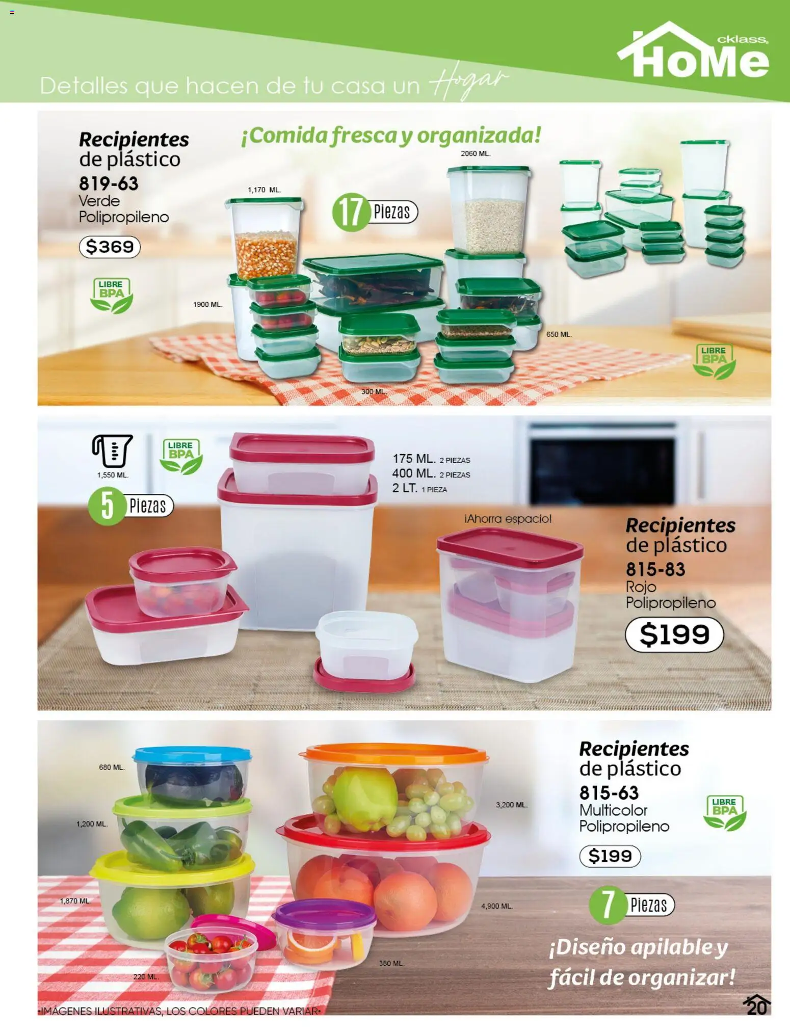 Nuevas ofertas de Cklass válidas en toda la República Mexicana desde el 02.01.2026. ¡Encuentra las mejores ofertas en Cklass catálogo Home! | Página: 21