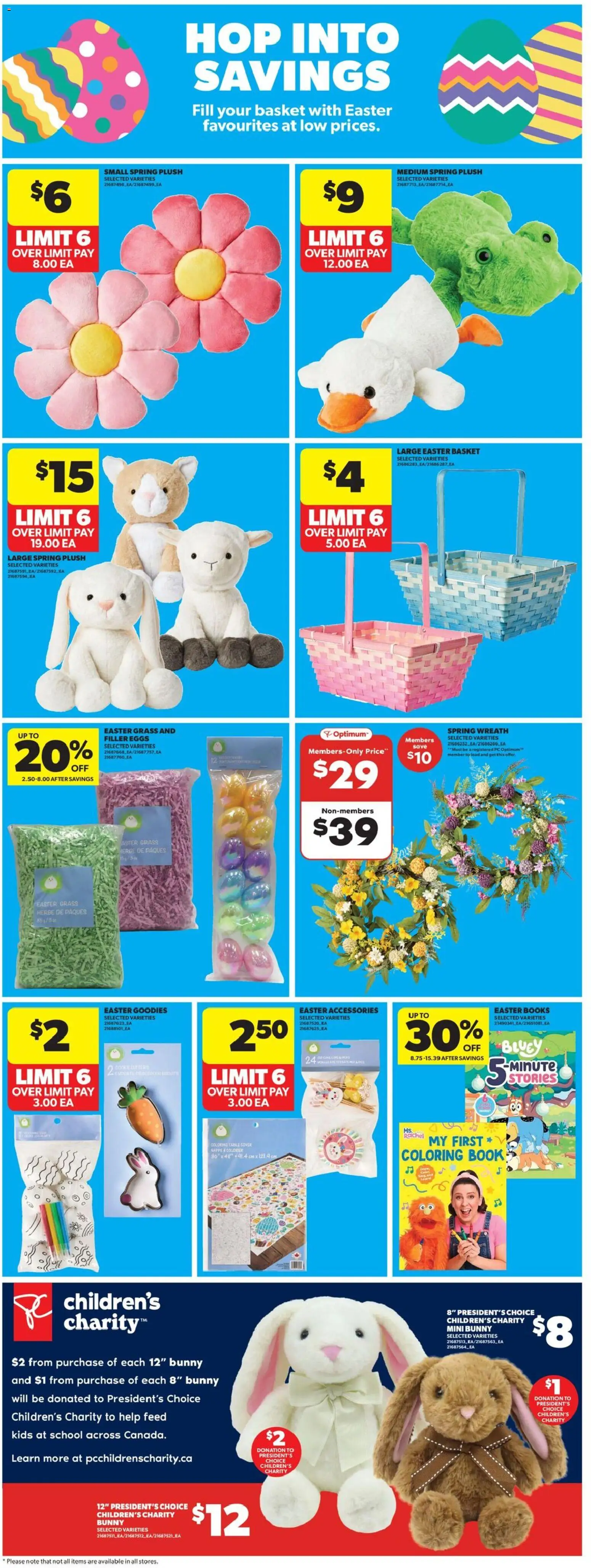 Real Canadian Superstore flyer valid from 19.03.2026 | Page: 17 | Products: PC, Table, Basket, Eggs