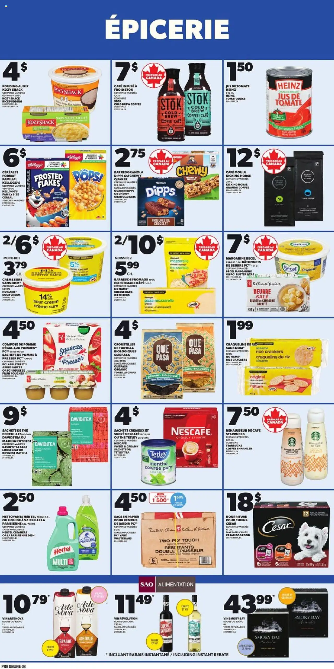 Provigo flyer valid from 18.09.2025 | Page: 8 | Products: Rice, Chips, Flakes, PC