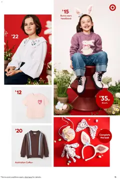 Preview of Target - Your One Hop Easter Shop - valid from 05.03.2026 | Page: 15 | Products: Headband, Boots